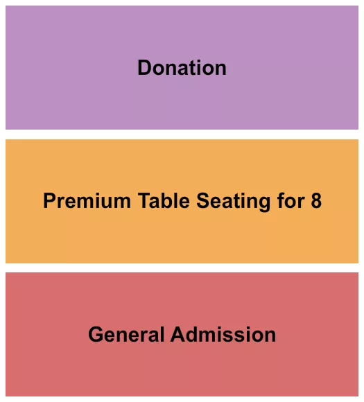 GA PREMIUM TABLE Seating Map Seating Chart