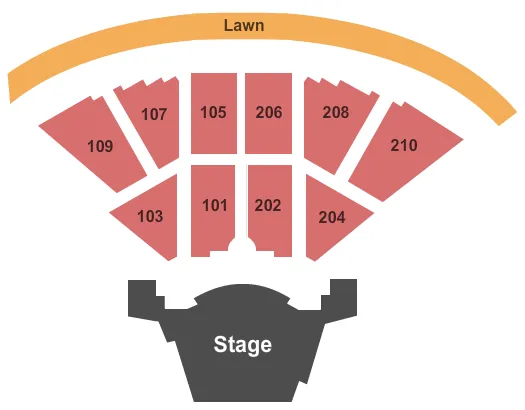 END STAGE Seating Map Seating Chart