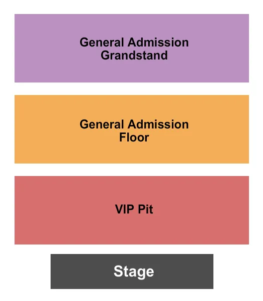 SIOUX EMPIRE FAIR AT WH LYON FAIRGROUNDS VIP PIT GA FLR GA GRANDSTANDS Seating Map Seating Chart