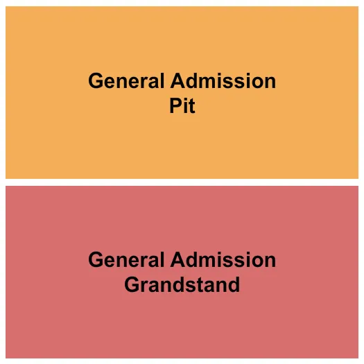SIOUX EMPIRE FAIR AT WH LYON FAIRGROUNDS GA GRANDSTAND GA PIT Seating Map Seating Chart