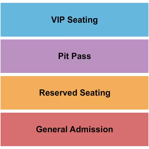 KINGDOM BOUND FEST Seating Map Seating Chart