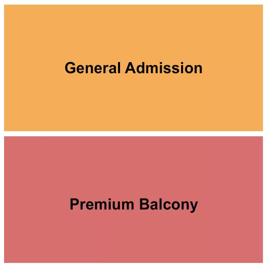GA BALCONY Seating Map Seating Chart