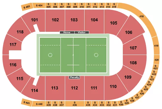 LACROSSE GA Seating Map Seating Chart