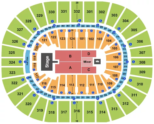 85 SOUTH Seating Map Seating Chart