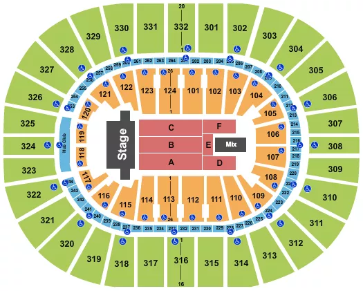 TSO Seating Map Seating Chart