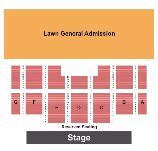 ENDSTAGE RSV Seating Map Seating Chart