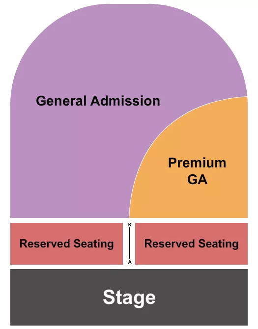 ENDSTAGE GA Seating Map Seating Chart