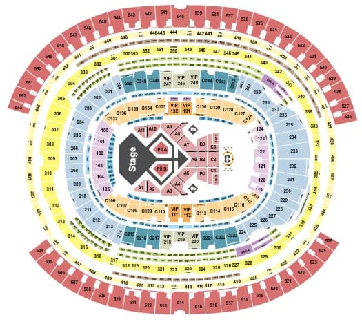 USHER Seating Map Seating Chart