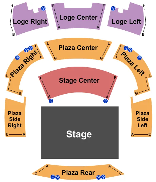 CONCERT Seating Map Seating Chart