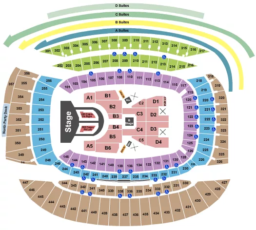 KAROL G Seating Map Seating Chart