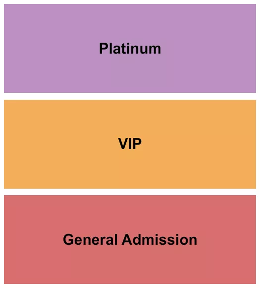 GA VIP PLATINUM Seating Map Seating Chart