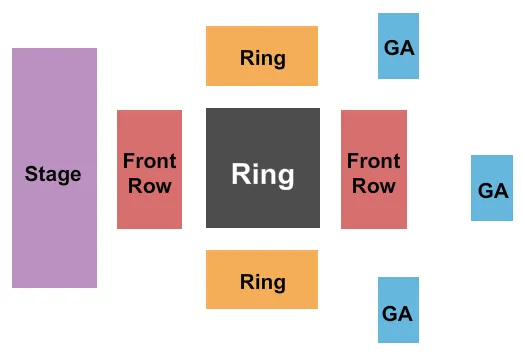 BOXING 2 Seating Map Seating Chart