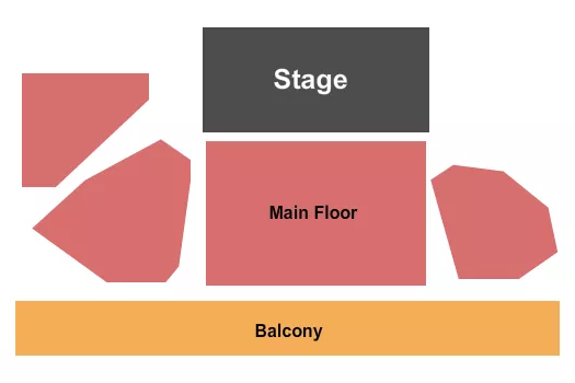 END STAGE Seating Map Seating Chart