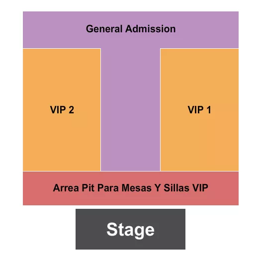 GA VIP 2 Seating Map Seating Chart