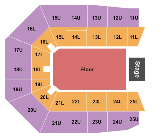 BILLIE EILISH Seating Map Seating Chart