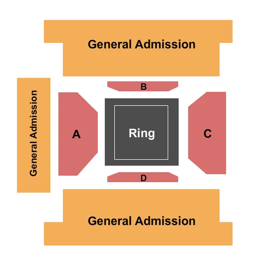 WRESTLING Seating Map Seating Chart