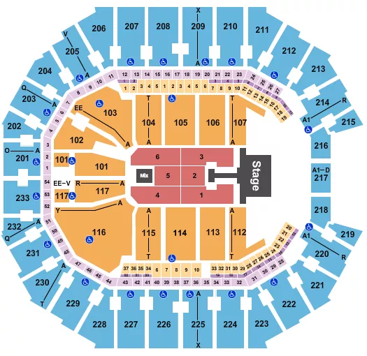 BANDA MS Seating Map Seating Chart