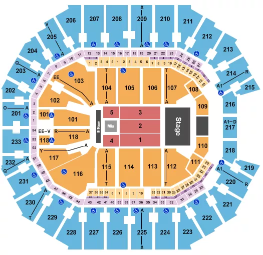 RICARDO ARJONA Seating Map Seating Chart