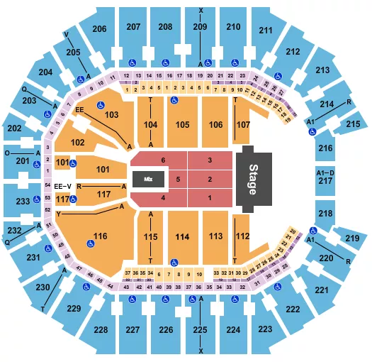 TSO Seating Map Seating Chart