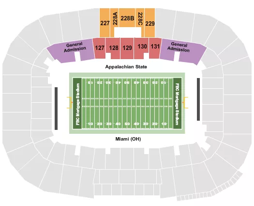 HULA BOWL Seating Map Seating Chart