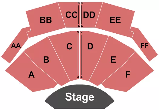 ENDSTAGE Seating Map Seating Chart