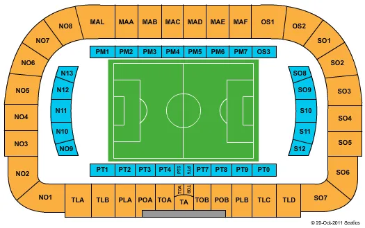 STADIO ARTEMIO FRANCHI FLORENCE SOCCER Seating Map Seating Chart