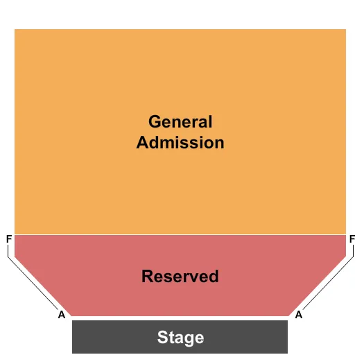 RESERVED GA Seating Map Seating Chart