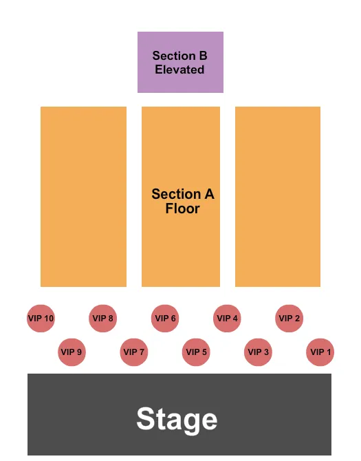 ENDSTAGE 2 Seating Map Seating Chart