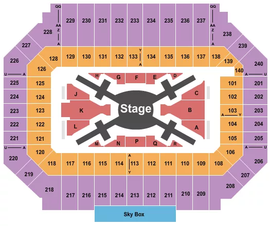 BTS Seating Map Seating Chart