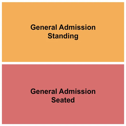 GA STANDING SEATED Seating Map Seating Chart
