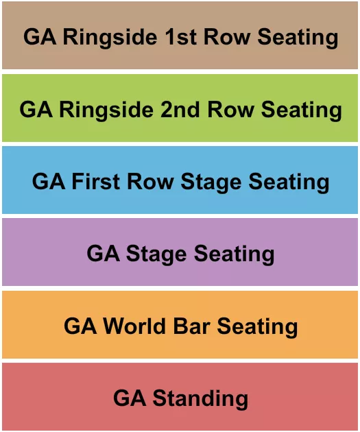 WRESTLING Seating Map Seating Chart