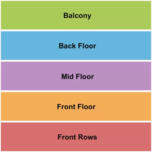 FLOOR BALCONY Seating Map Seating Chart
