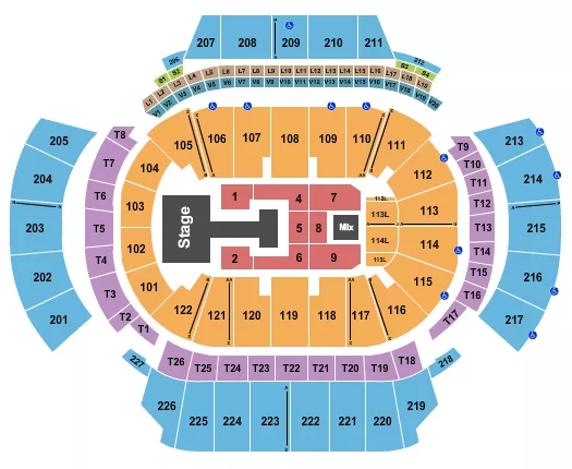 STATE FARM ARENA GA KATSEYE Seating Map Seating Chart