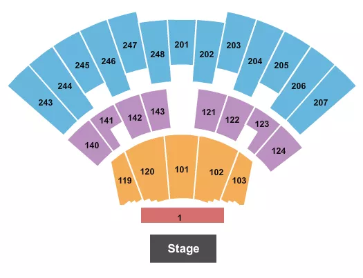 HOTEL CALIFORNIA Seating Map Seating Chart