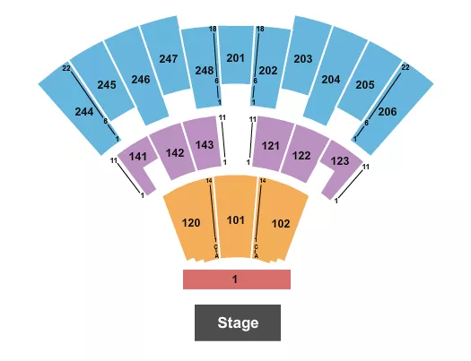 THEATRE 3 Seating Map Seating Chart