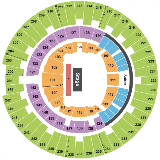THEATRE Seating Map Seating Chart