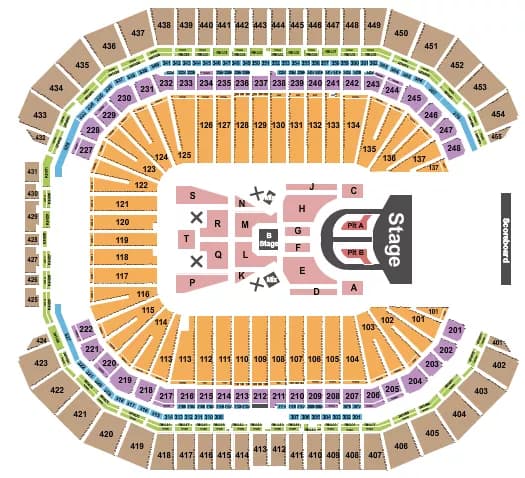 KAROL G Seating Map Seating Chart