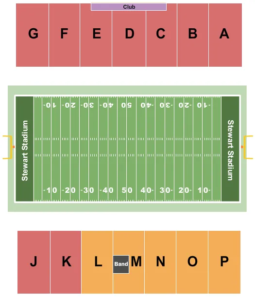 FOOTBALL Seating Map Seating Chart
