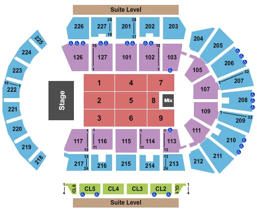 JO KOY Seating Map Seating Chart
