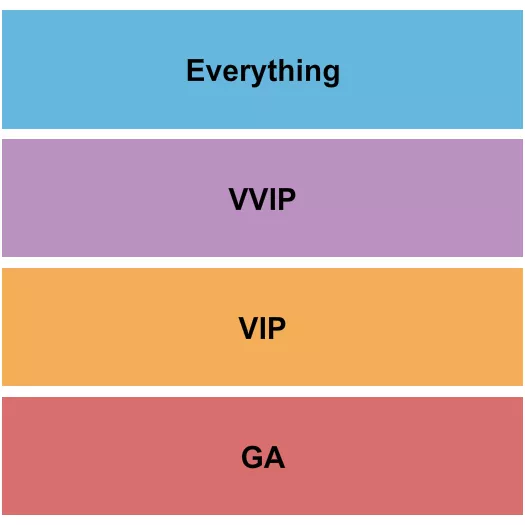 STRAND THEATRE MA GA VIP VVIP EVERYTHING Seating Map Seating Chart