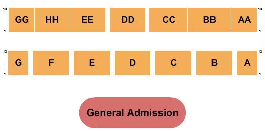 ENDSTAGE Seating Map Seating Chart
