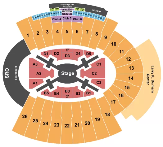 BTS Seating Map Seating Chart