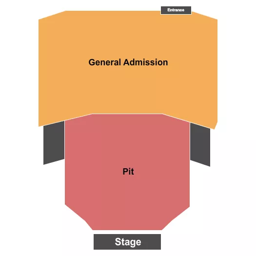 SUNSET AMPHITHEATRE SUNSET STATION NV PIT GA Seating Map Seating Chart