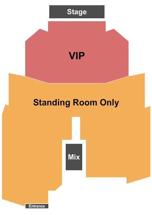 SUNSET AMPHITHEATRE SUNSET STATION NV VIP SRO Seating Map Seating Chart