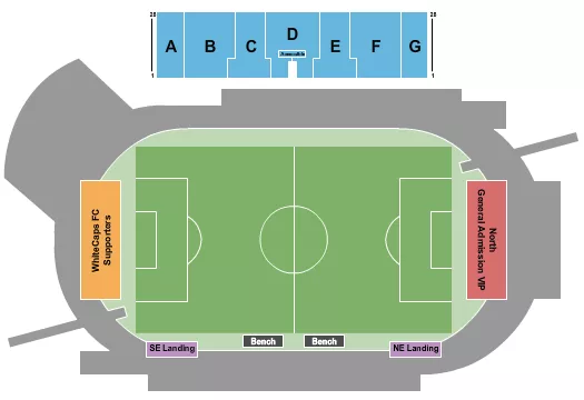 SOCCER 3 Seating Map Seating Chart