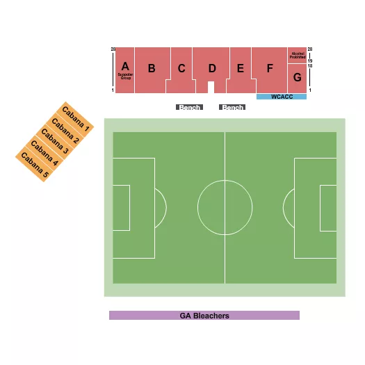 SOCCER Seating Map Seating Chart