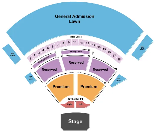 ENDSTAGE 2 Seating Map Seating Chart