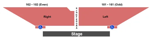 ENDSTAGE Seating Map Seating Chart