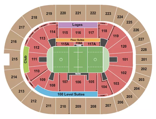 LACROSSE Seating Map Seating Chart