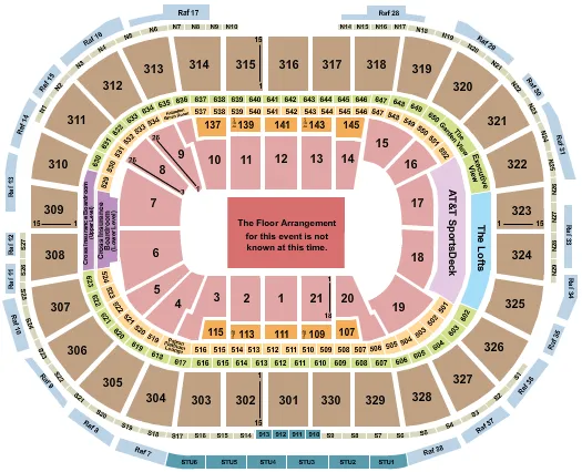 GENERIC FLOOR Seating Map Seating Chart